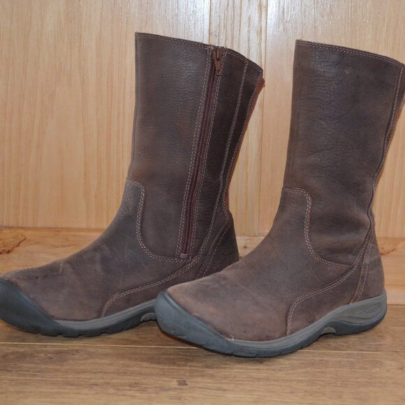 KEEN Presidio II Boots, leather mid calf size 6.5 - Picture 10 of 12